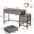 Computer Desk with Drawer Cabinet-451503659
