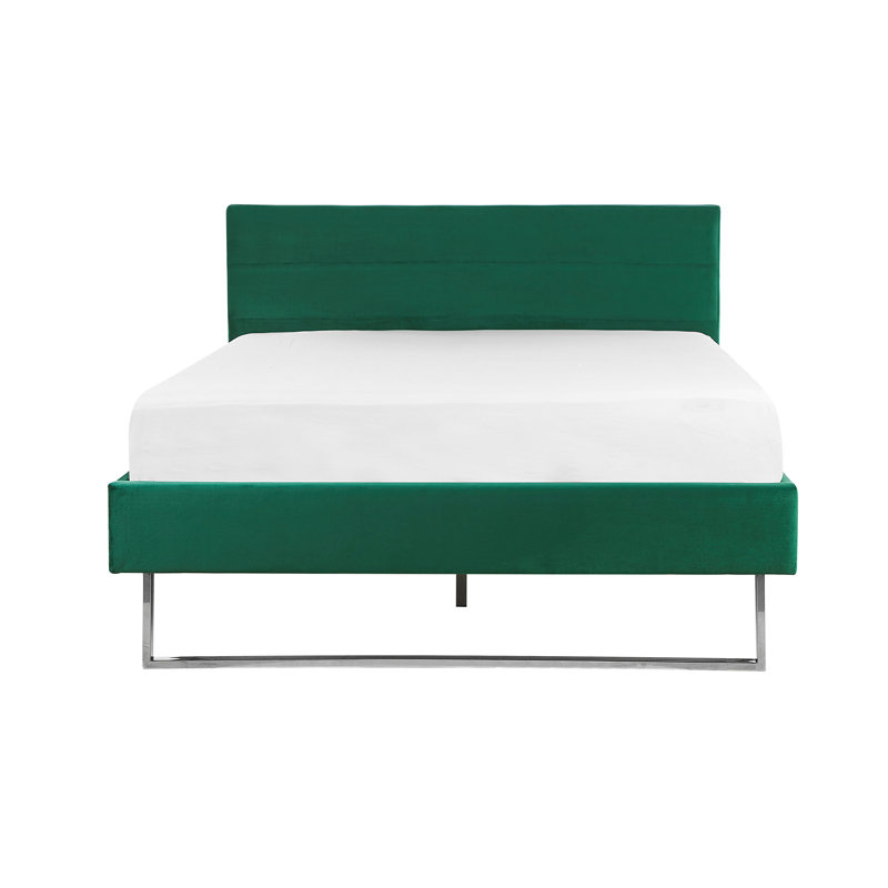 Bleckley Upholstered Bed, Green, Super King (6')