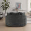 Fauteuil demi-tonneau surdimensionné 59,5 po avec roulettes-712792123