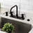 Kingston Brass Concord Two-Handle 2-Hole 8" Centerset Kitchen Faucet-33092124