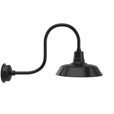 Luminaire de grange d'extérieur à DEL Haleigh