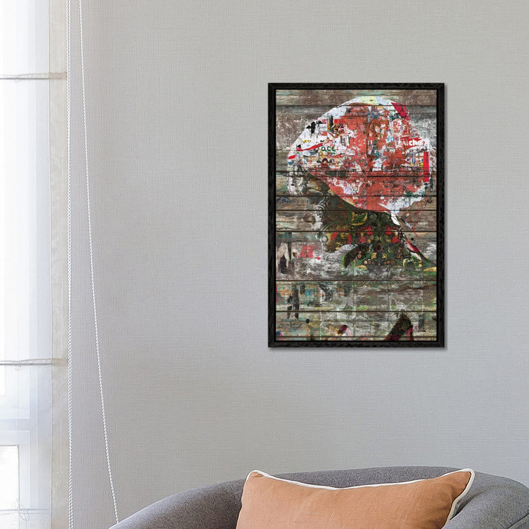 Hidden Nature - Profile Of Woman by Diego Tirigall - Gallery-Wrapped Canvas Giclée on Canvas