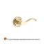Curve Single Dummy Door Lever with Traditional Round Rose-22037205-35371934