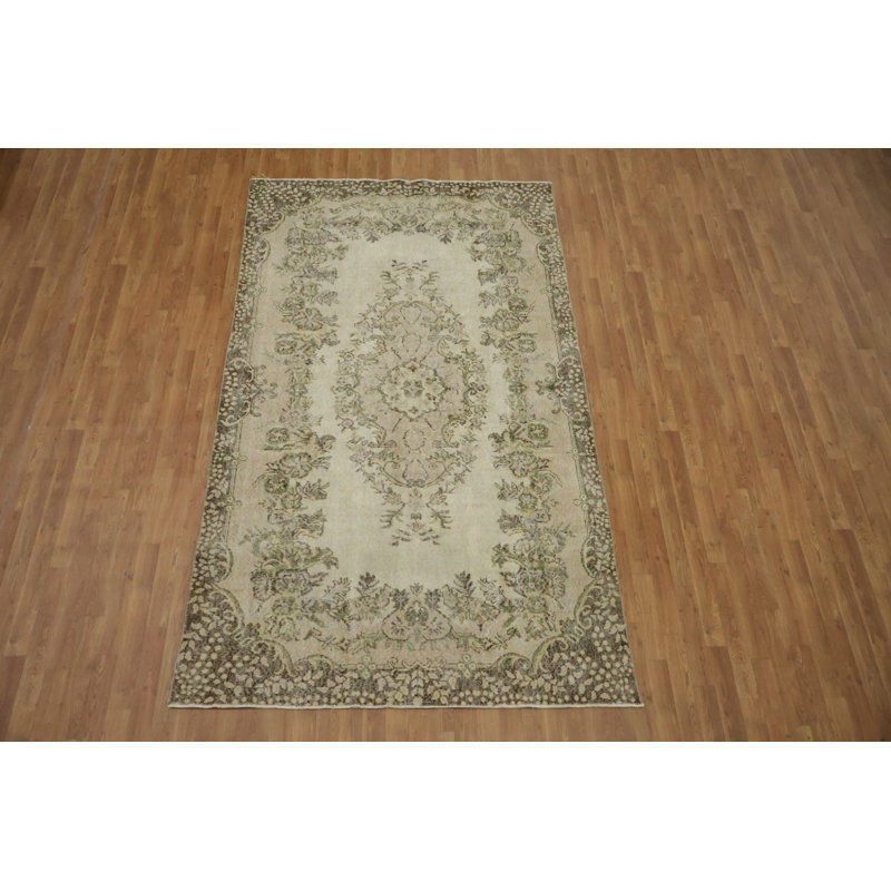 Tapis élégant d'inspiration rétro 6 x 9