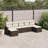Vidaxl Garden Sofa Set Brown