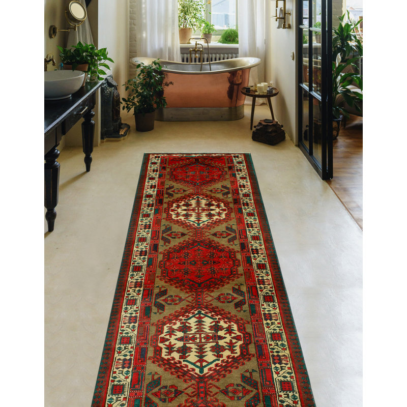 Khylar Distressed Basil Brown Runner