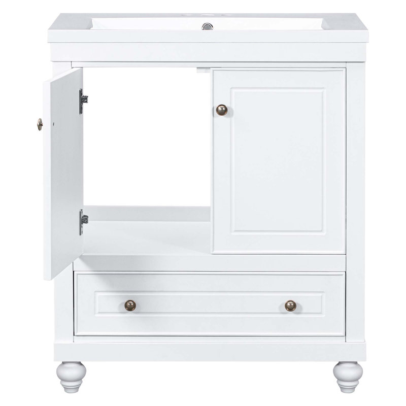 Meuble-lavabo 30 po avec lavabo, armoire, portes et tiroir 30 po