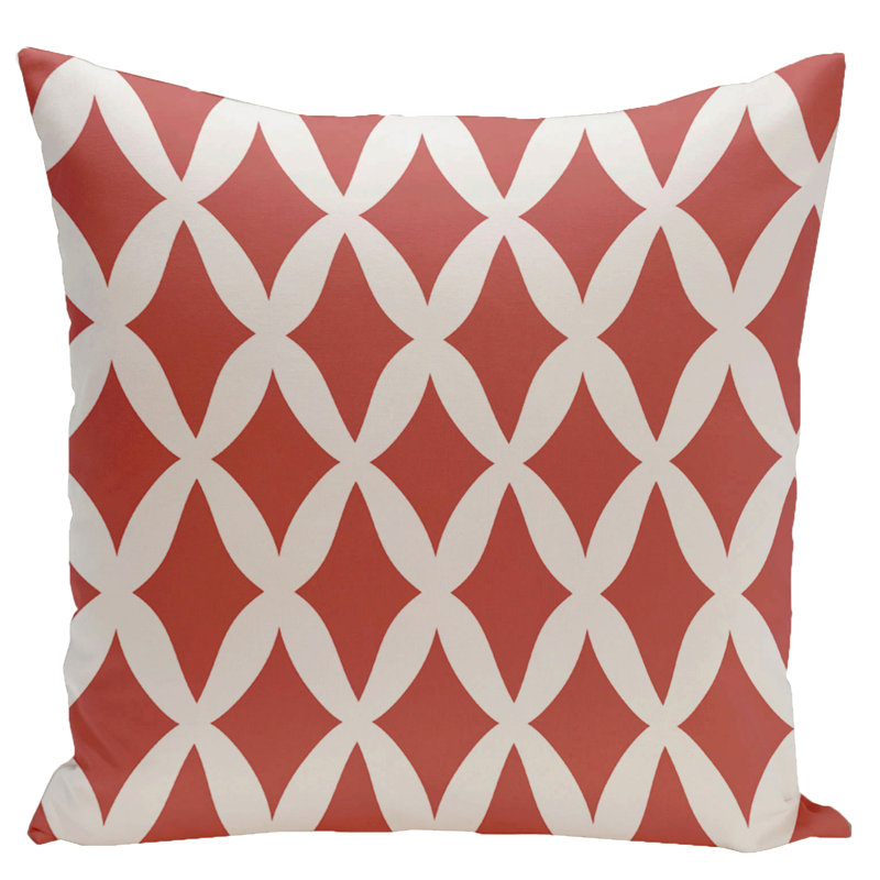 Holiday Brights Geometric Reversible Throw Pillow, 16" H x 16" W, Bulb