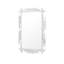 Edith Flat Metal Wall Mirror-64776304