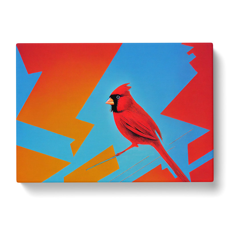 Cardinal Bird Vol.3 - Wrapped Canvas Print, 40cm H x 60cm W x 3cm D