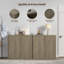 Buffet 2 portes avec tablettes réglables l 34,6 po Cesiro-13666840-31390560