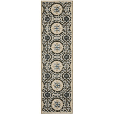 Childers Hand Hooked Performance Floral Rug