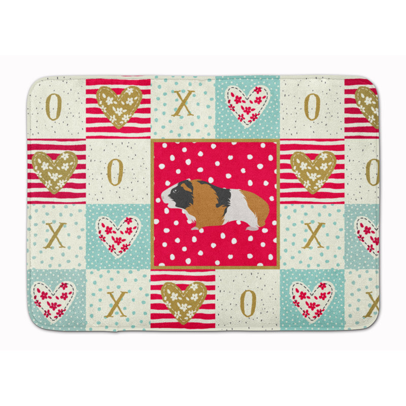 Love Memory Foam Kitchen Mat, Valborg Rex Guinea Pig