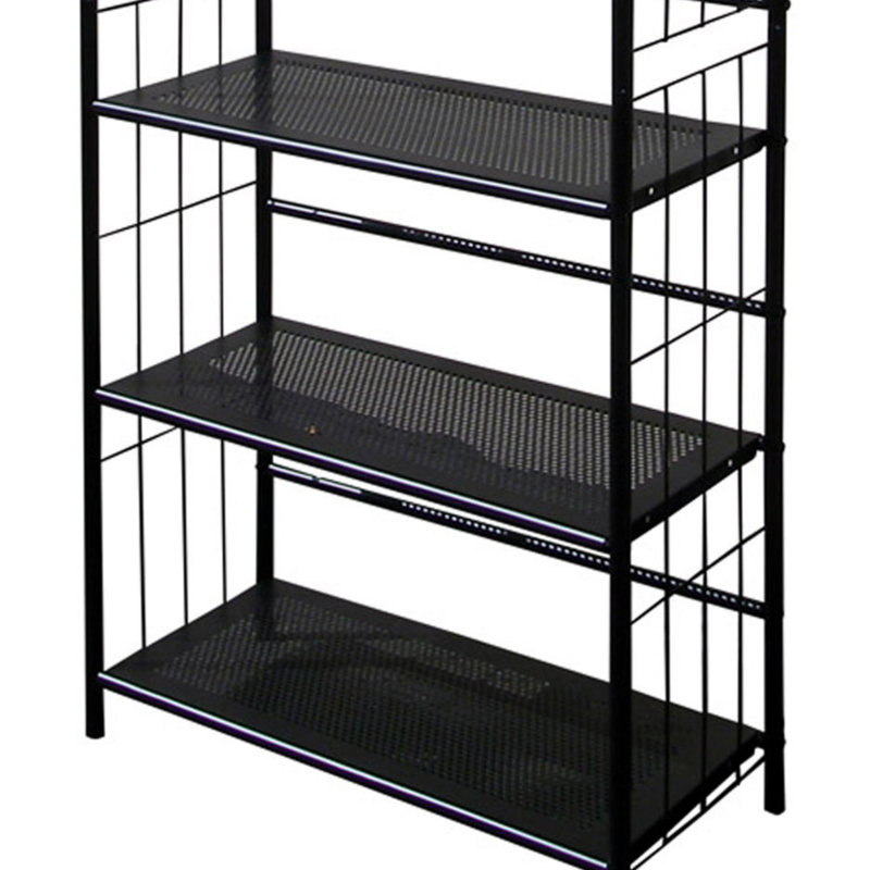 Tall 5-Tier Corner Metal Bookcase / Book Shelf