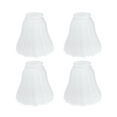 4.5'' H x 4.88'' W Glass Bell Ceiling Fan Fitter Shade