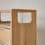 Ensemble de 2 tables d'appoint modernes avec 2 tiroirs-136558101