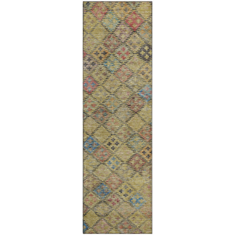 Premium Machine Washable Janicki AMF1081 Geometric Rug