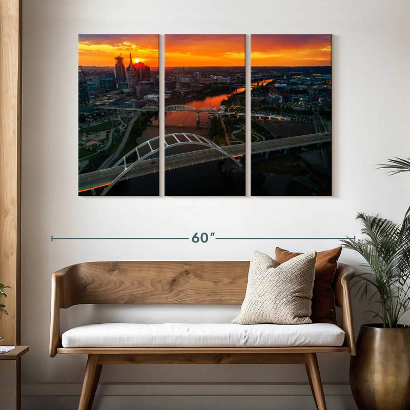 Nashville, Tennessee, H 32 po x l 50 po