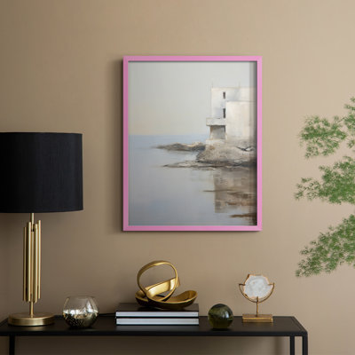 Vintage Nautical Print, reproduction encadrée en bois massif