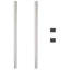 Vidaxl Fence Posts 2 Pcs Powder-Coated Steel-116846617-116846615