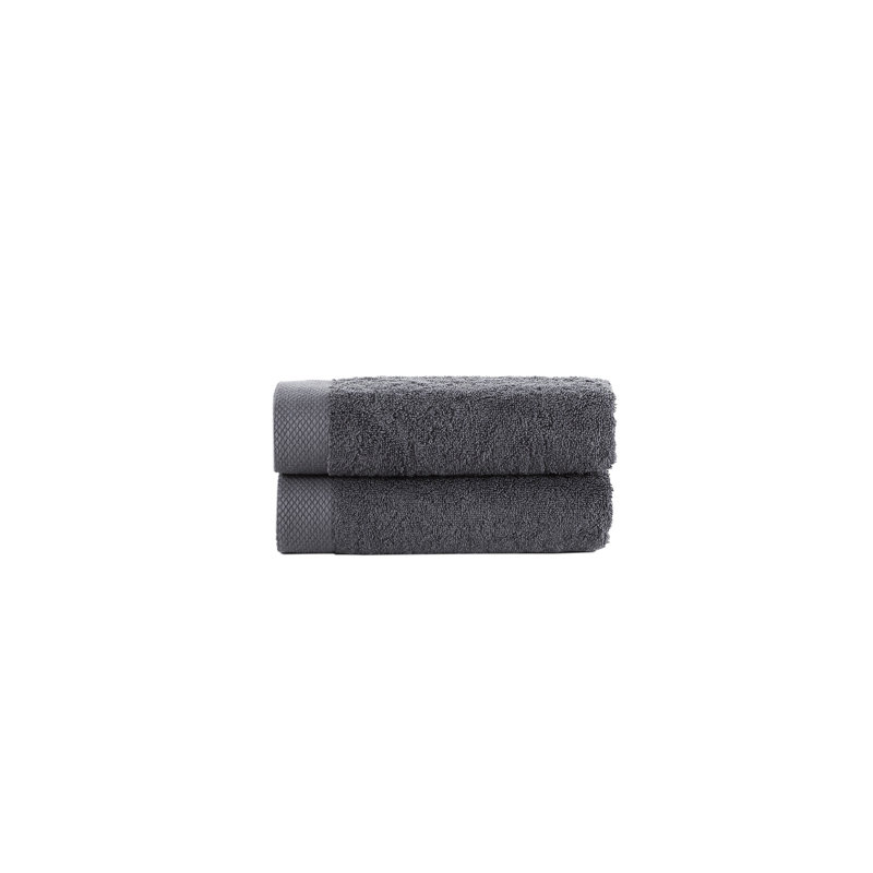 Essuie-mains 2 pièces Brooks Brothers, Anthracite