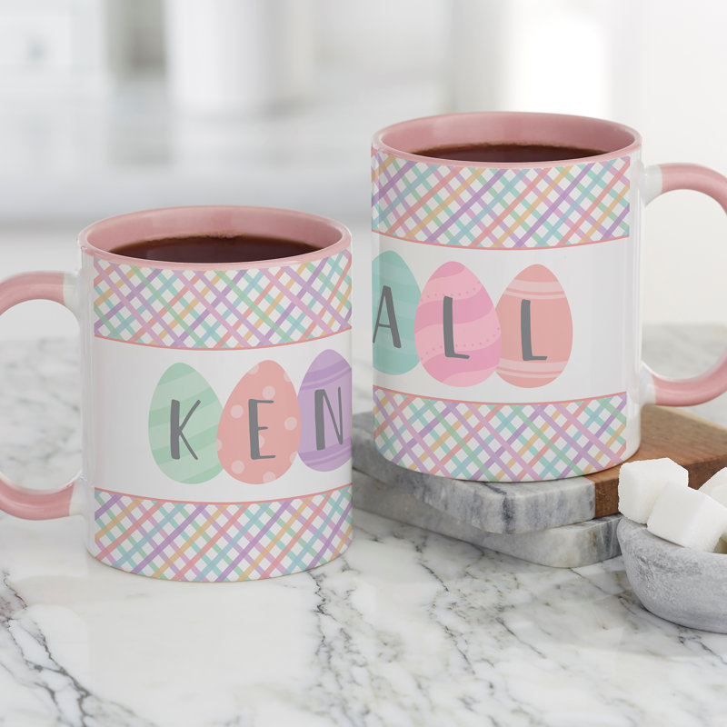 Ceramic Coffee Mug, Pink