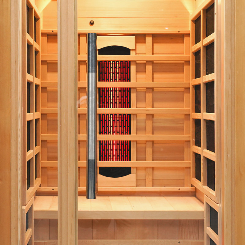 Vidalux Solara 3 Person Full Spectrum Infrared Sauna With Complete Heat, 1 Person