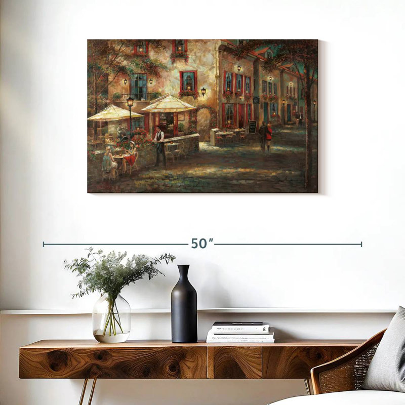 Sireci Courtyard Cafe, 24" H x 36" W