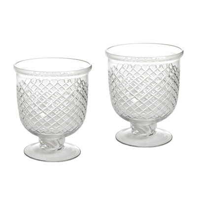 7.5'' H Glass Tabletop Hurricane