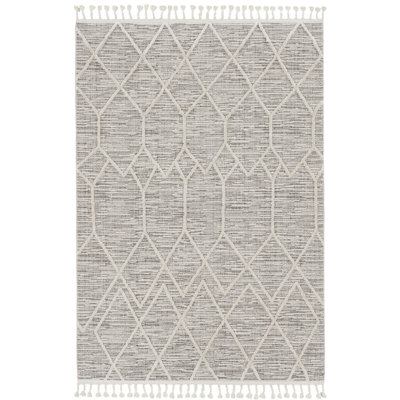 Tapis gris / ivoire Lexington