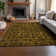 Premium Machine Washable Cerrito AMF564 Chocolate Rug
