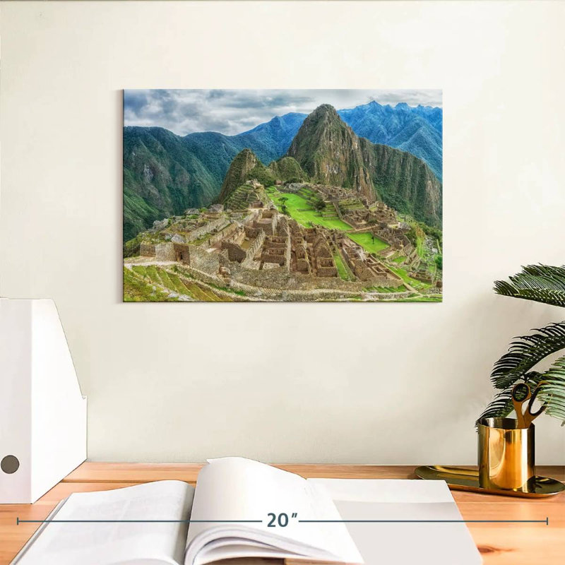 Lilie, ruines incas au Machu Picchu, H 8 po x l 12 po