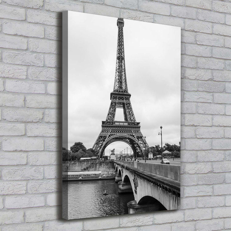 Eiffel Tower Paris - Wrapped Canvas Print