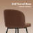 360°Swivel Barstool Counter Height Barstools with Back-1254449362