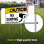 Piquets de jardin en fer Sotiris 24 po x 10 po Stakes for Yard Signs-977285597