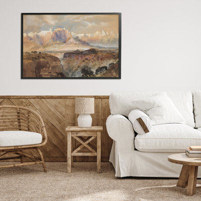 Vast and Distant Canyon Framed Giclee, design by Corinne Haig