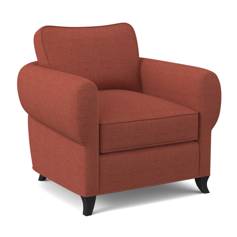 Cocoon Upholstered Armchair, Vintage Ebony, Maya Cyan Polyester Blend