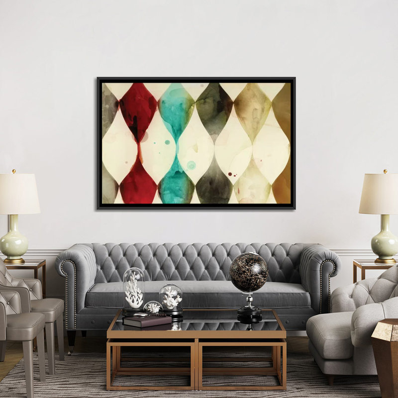« tacheté heralds », reproduction sur toile, H 18 po x l 26 po x P 1,5 po, Toile avec cadre noir, Pas de tapis