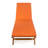 Diboll Outdoor Acacia Wood Chaise Lounge , Cushion Included-1123668603
