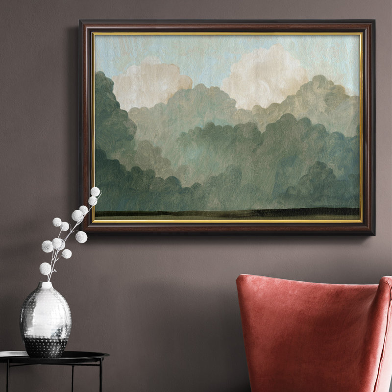 Toile encadrée de qualité supérieure Autumn Thunderstorm II - prête à être accrochée, H 16 po x l 20 po x P 1 po