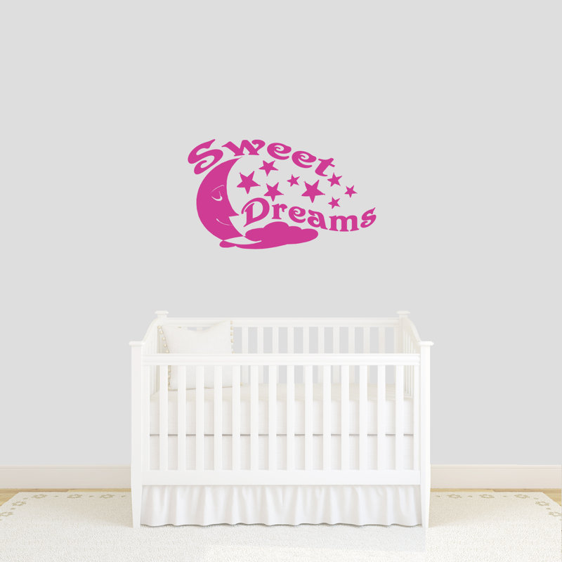 Décalcomanie murale rêves doux, Rose vif