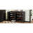 Versatile Home Storage Cabinet with Stylish Fluted Doors and Adjustable Shelves-943894759