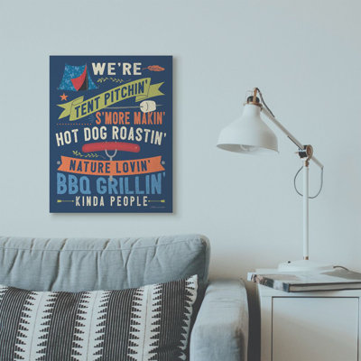" Camping People Country Home Word Design "