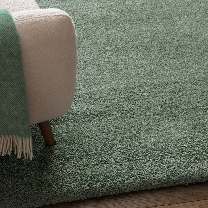 Taiwo Shaggy Sage Area Rug, Rectangle 160 x 230 cm