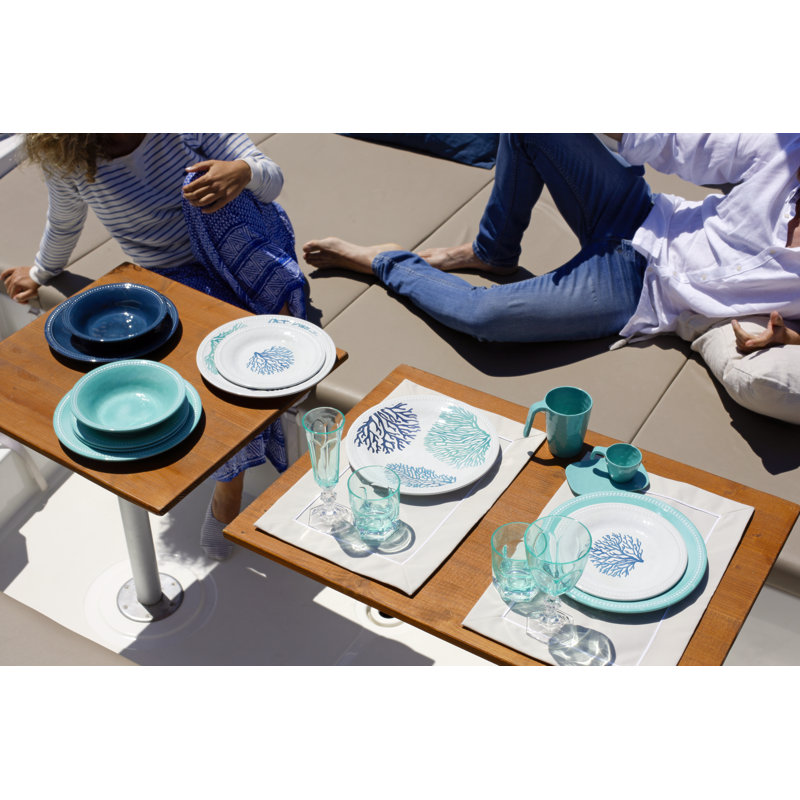 6 Piece Melamine Dessert Plate Set - Mare