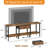 Led Tv Stand With Power Outlet & Fabric Drawers For Tvs Up To 55 Inch Tvs-170498175