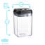 Argon Tableware - Food Storage Containers with Flip Lock Lid - Set of 6-69691707-69691706