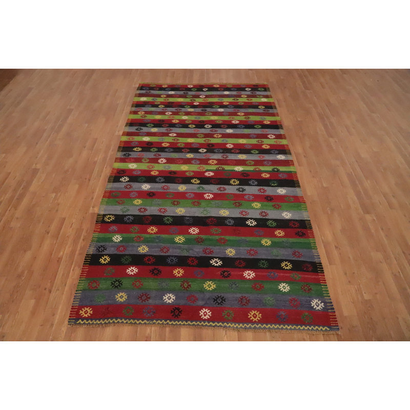 Tapis tribal en laine 5 x 10