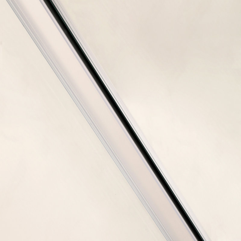 Shower Door Single Sliding Bypass Shower Enclosure, 1/4 In. (6Mm), Brushed Nickel