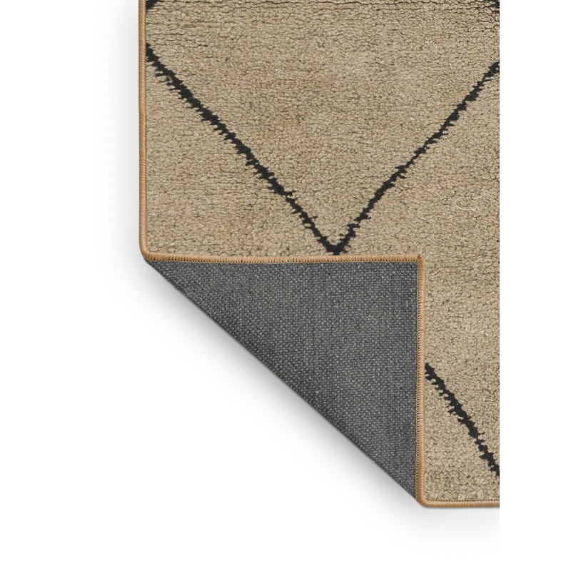 Wool Abstract Indoor Rug, Rectangle 2' x 3'